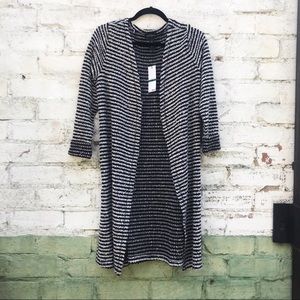 Boho Striped Duster Cardigan